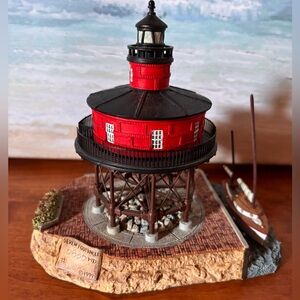 Seven Foot Knoll Lighthouse Model - Harbour Lights Society Exclusive